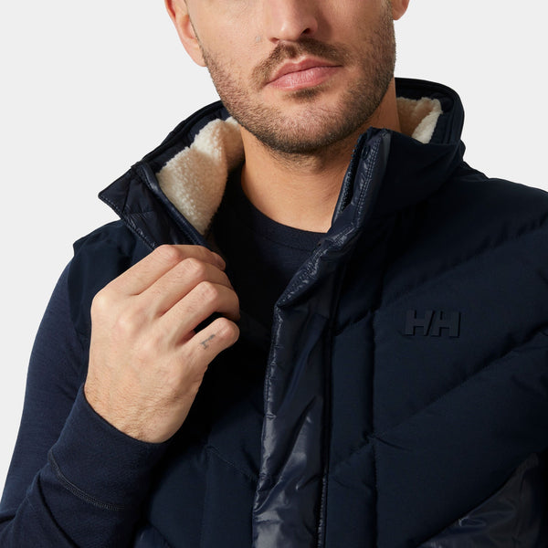 VILLAGE PUFFY VEST, NAVY, XXL