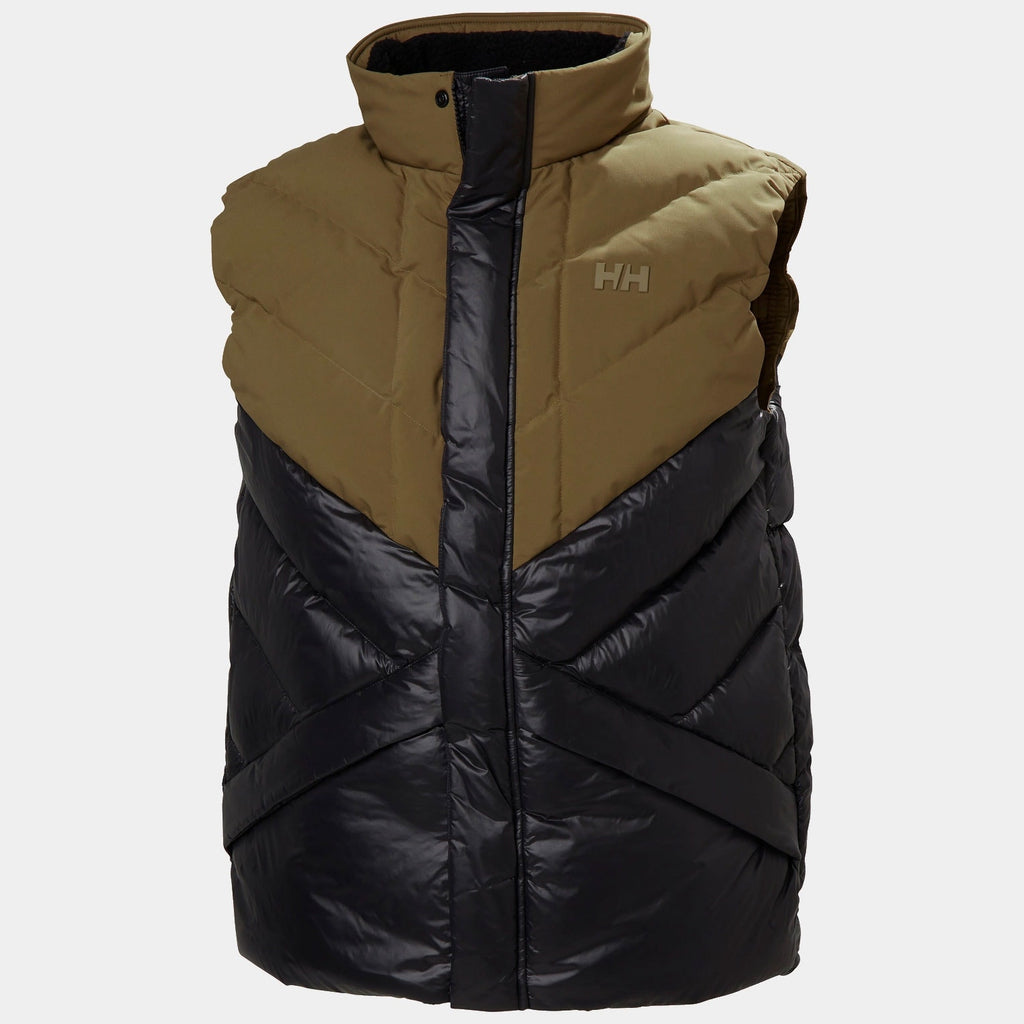 VILLAGE PUFFY VEST, SEPIA, XXL
