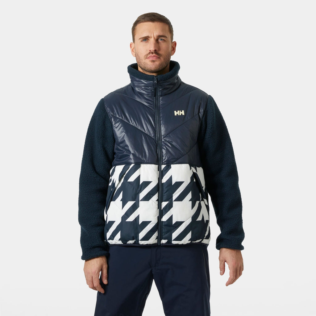VILLAGE HYBRID JACKET, NAVY HOUNDS, XXL
