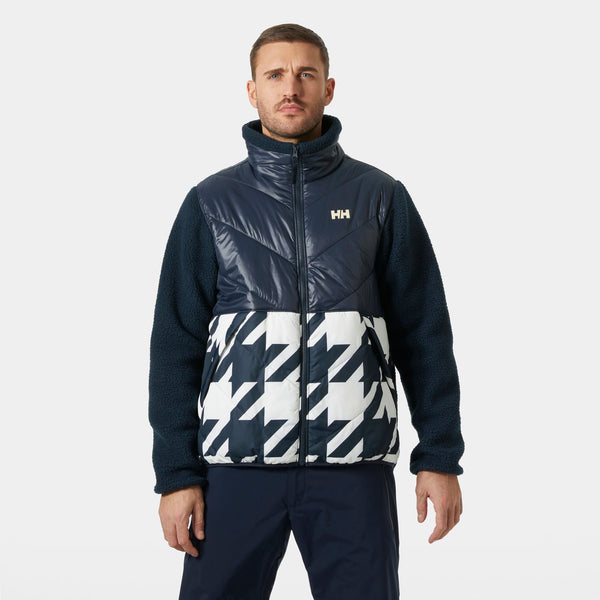 VILLAGE HYBRID JACKET, NAVY HOUNDS, XXL
