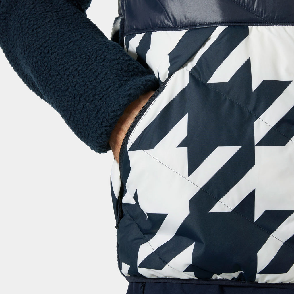 VILLAGE HYBRID JACKET, NAVY HOUNDS, XXL