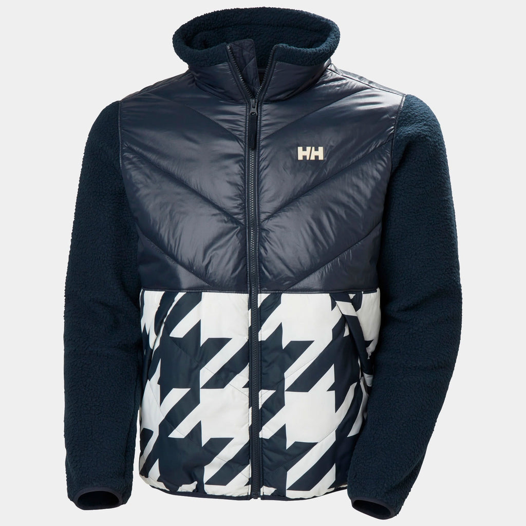 VILLAGE HYBRID JACKET, NAVY HOUNDS, XXL
