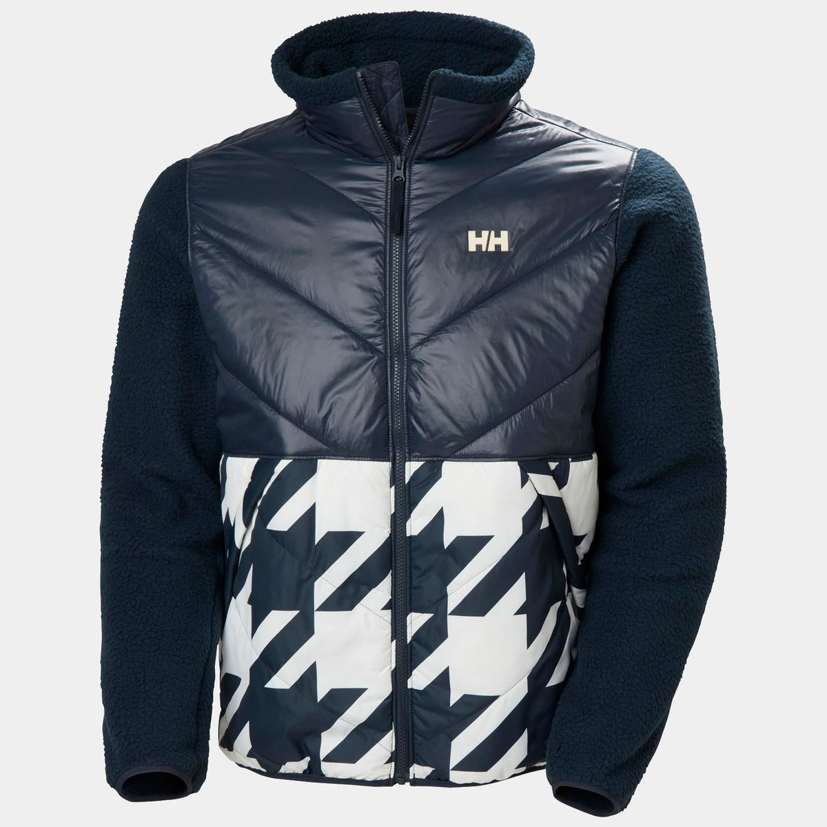 VILLAGE HYBRID JACKET, NAVY HOUNDS, XXL