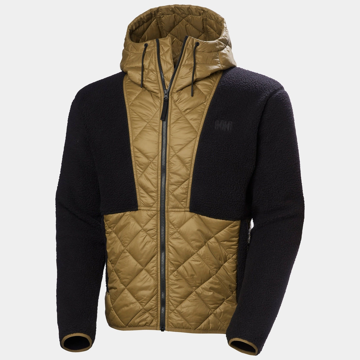 STOWE HOODED HYBRID JACKET, SEPIA, S