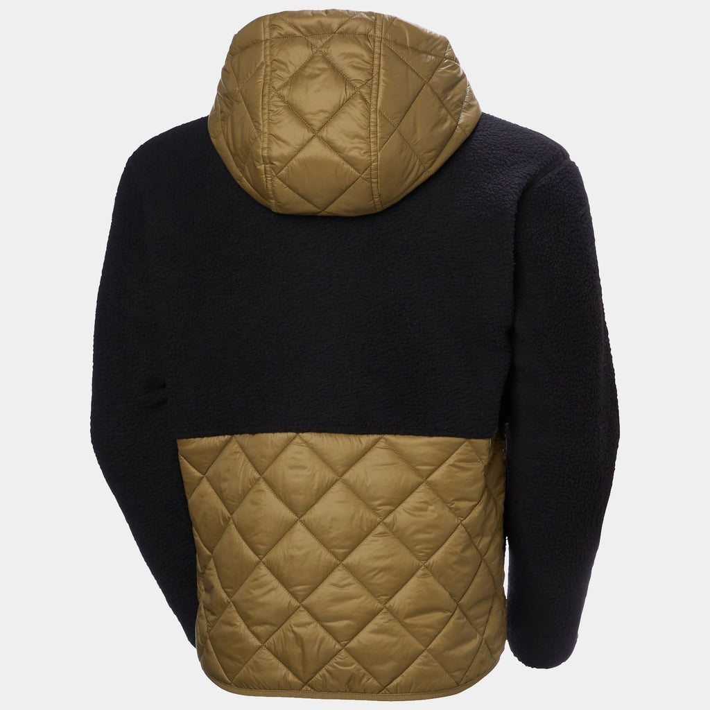 STOWE HOODED HYBRID JACKET, SEPIA, S