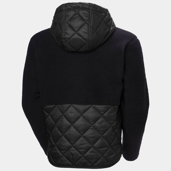 STOWE HOODED HYBRID JACKET, BLACK, XXL
