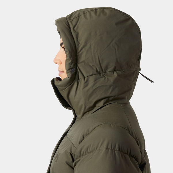 W ARIA LONG PARKA, UTILITY GRE, L