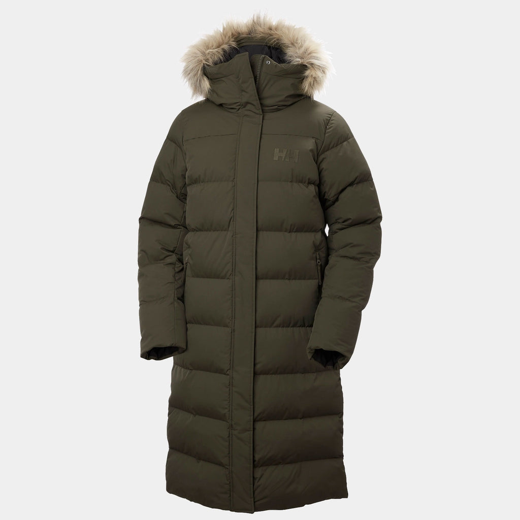W ARIA LONG PARKA, UTILITY GRE, L