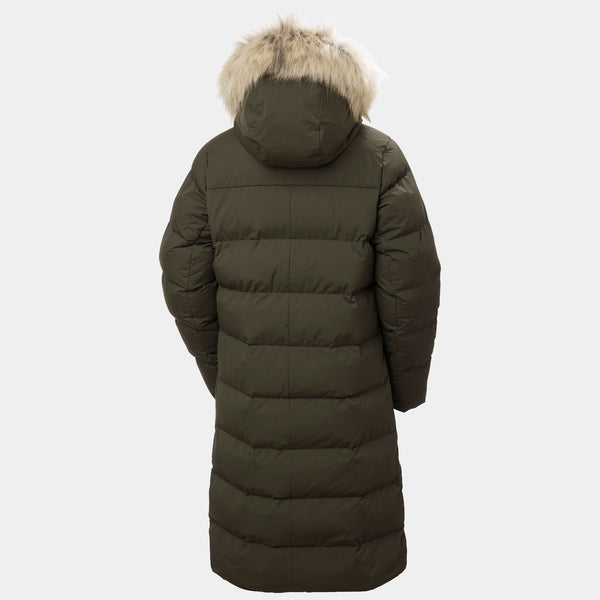 W ARIA LONG PARKA, UTILITY GRE, L