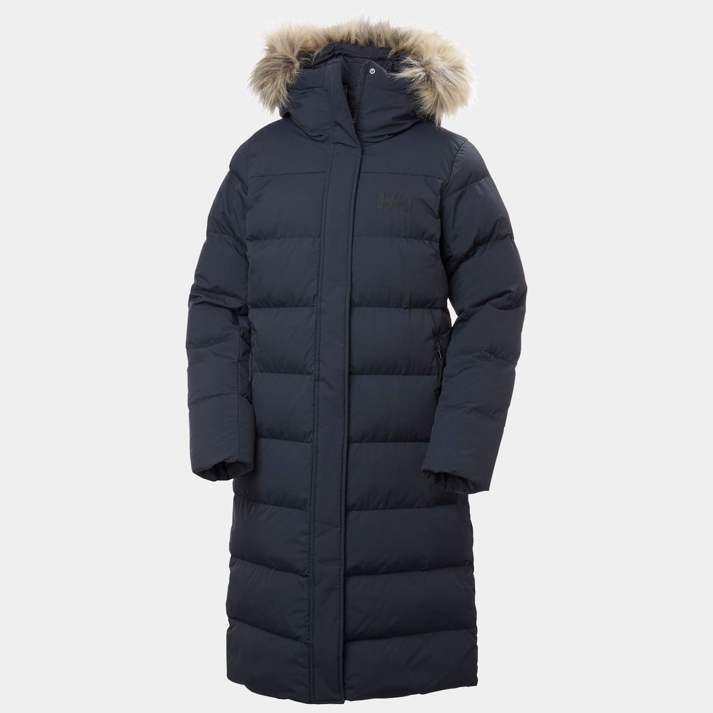 W ARIA LONG PARKA, NAVY, L