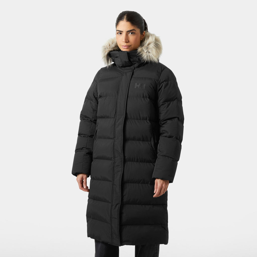 W ARIA LONG PARKA, BLACK, L