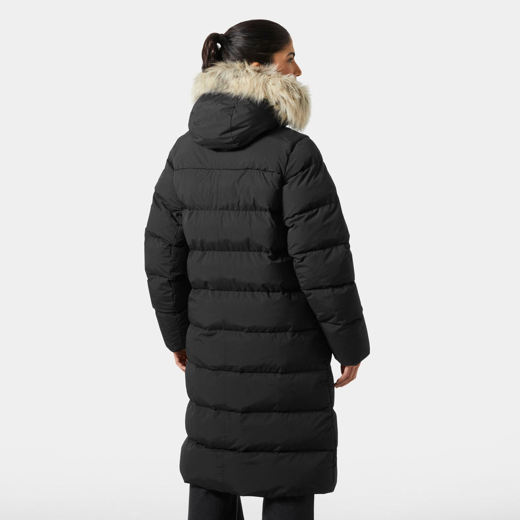 W ARIA LONG PARKA, BLACK, L