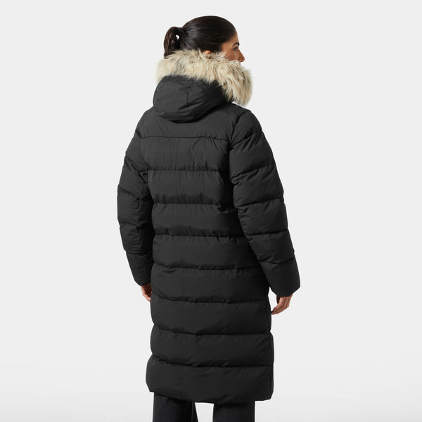 W ARIA LONG PARKA, BLACK, L