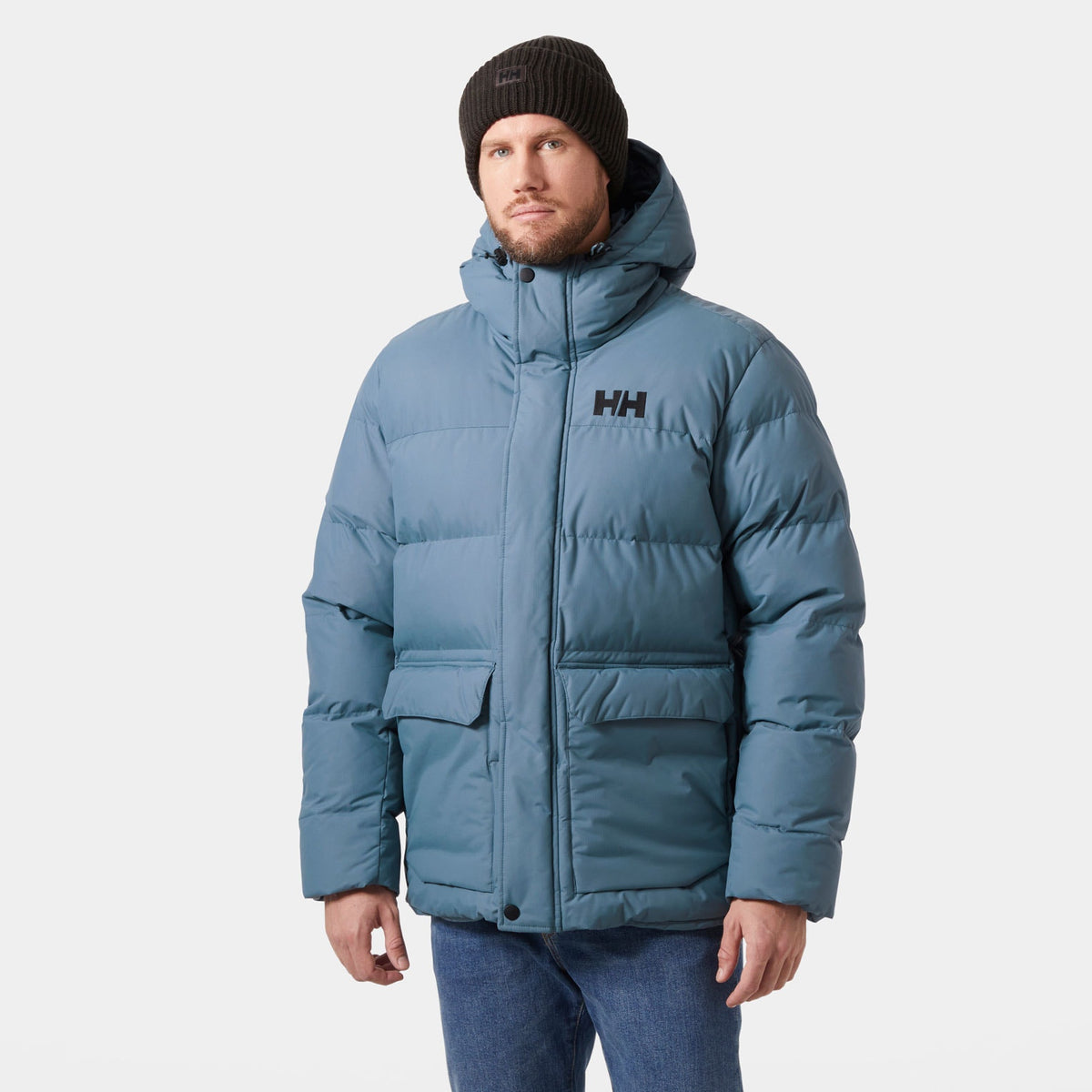 NORDIC PUFFY JACKET, WASHED NAVY, XXL