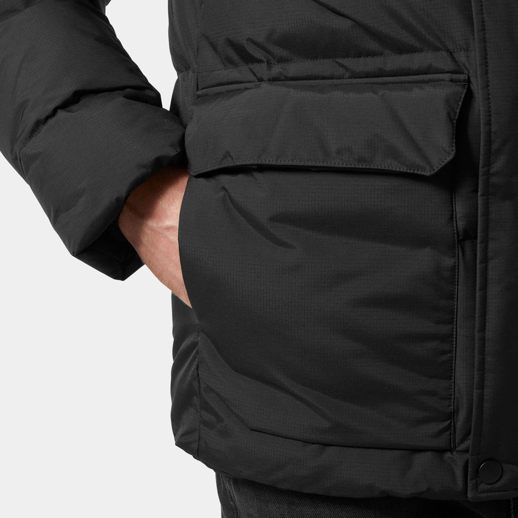 NORDIC PUFFY JACKET, BLACK, XXL