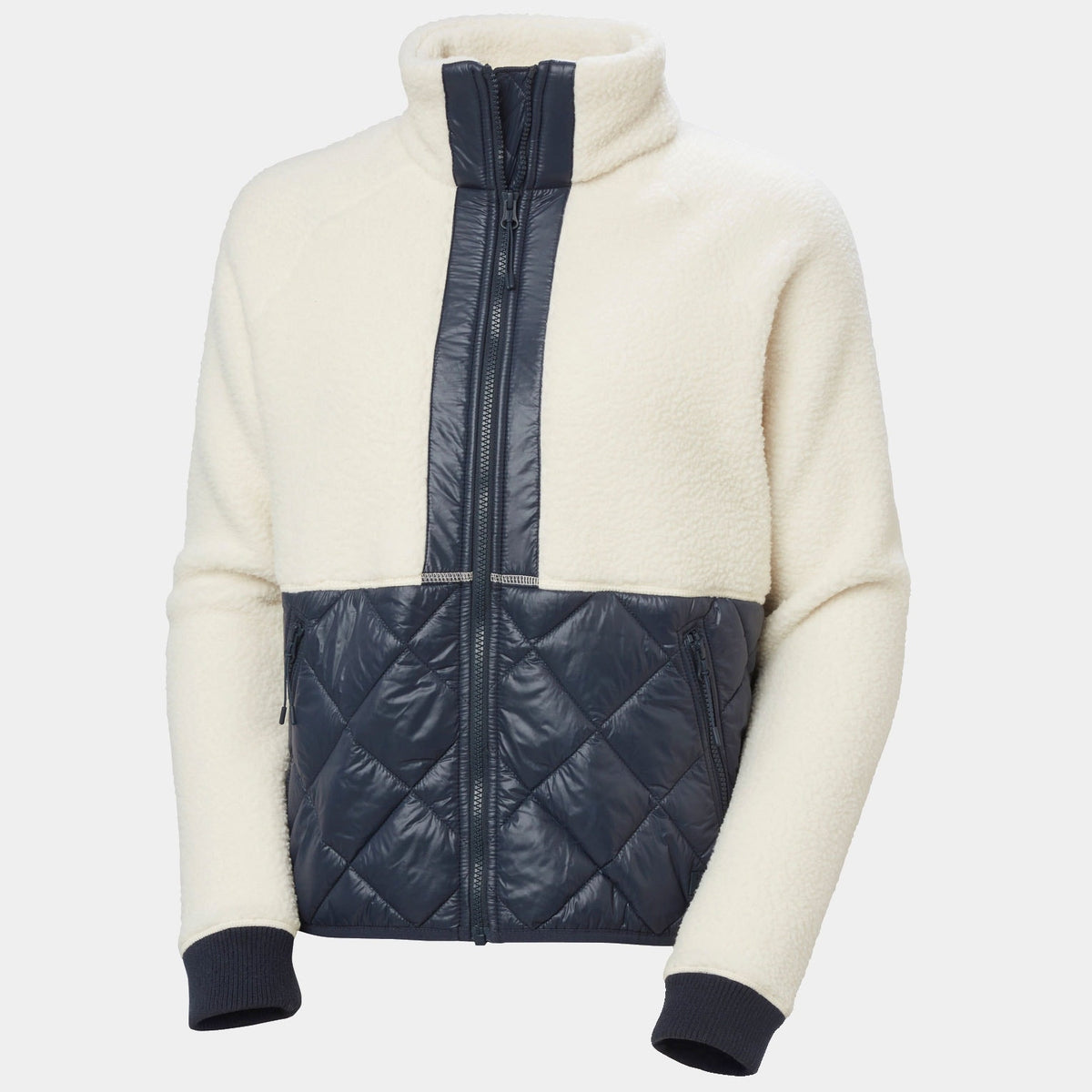 W BLISS HYBRID JACKET, CREAM, XL