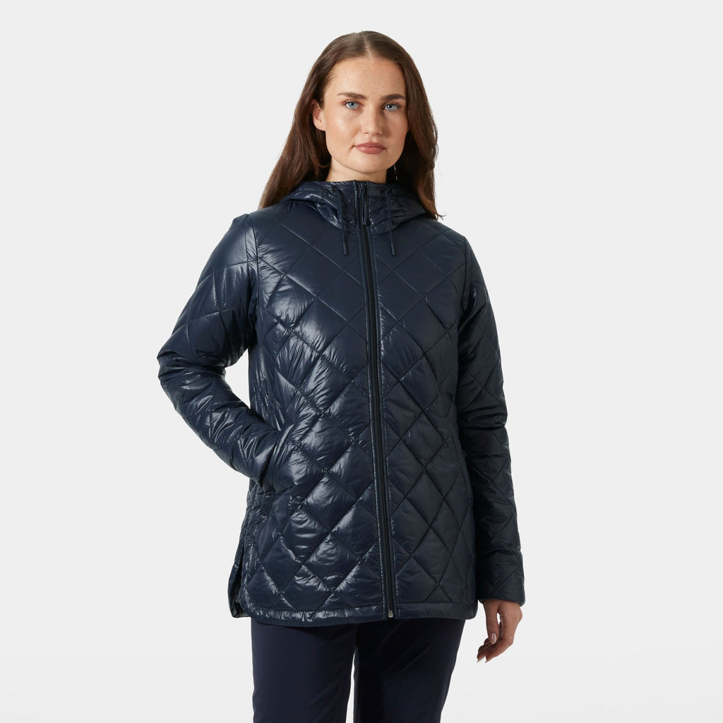 W BLISS QUILT JACKET, NAVY, L