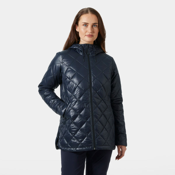W BLISS QUILT JACKET, NAVY, L