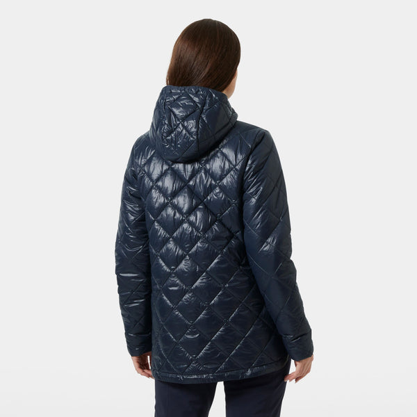 W BLISS QUILT JACKET, NAVY, L