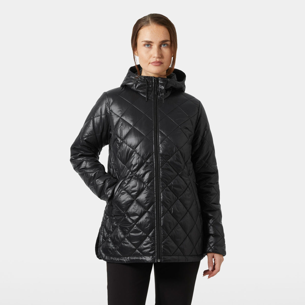 W BLISS QUILT JACKET, BLACK, L