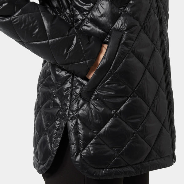 W BLISS QUILT JACKET, BLACK, L