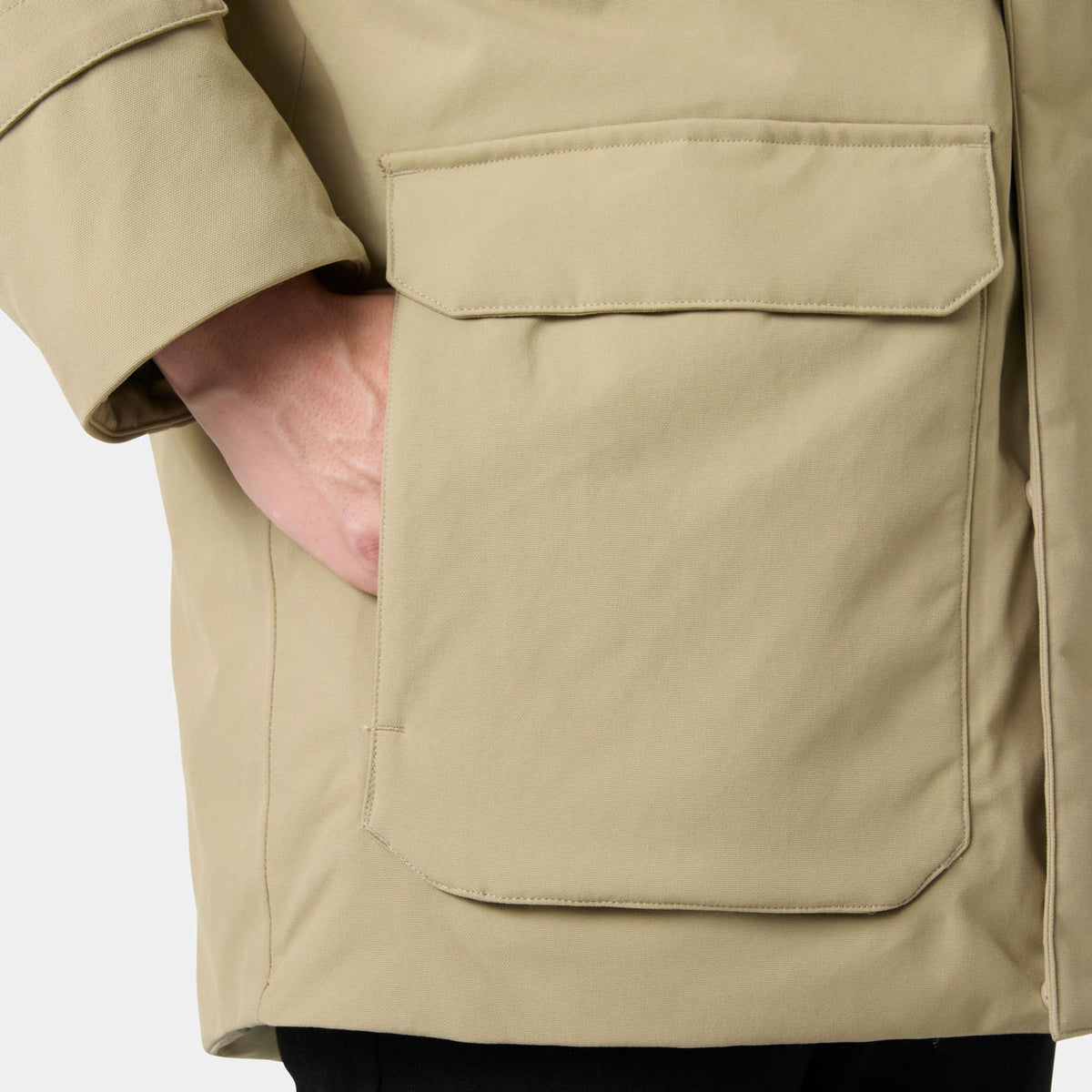 URB LAB DOWN PARKA, PEBBLE, XXL