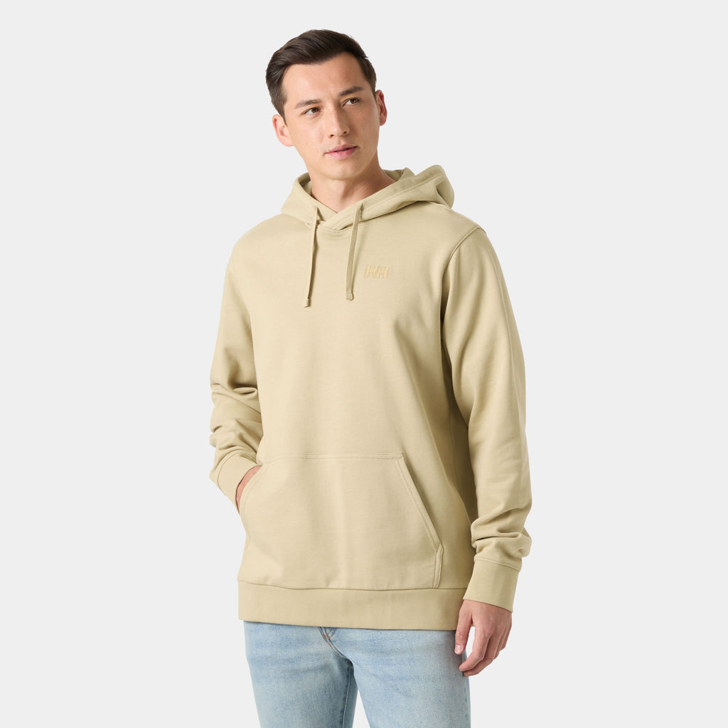 CORE GRAPHIC HOODIE, KHAKI / SAN, M