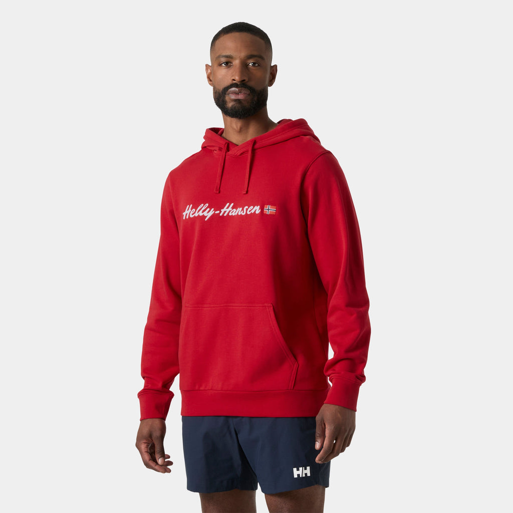 CORE GRAPHIC HOODIE, RED, L