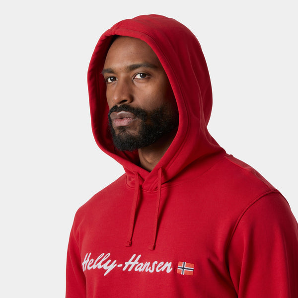 CORE GRAPHIC HOODIE, RED, L