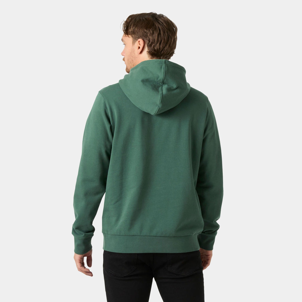 CORE GRAPHIC HOODIE, JUNGLE GREE, XXL