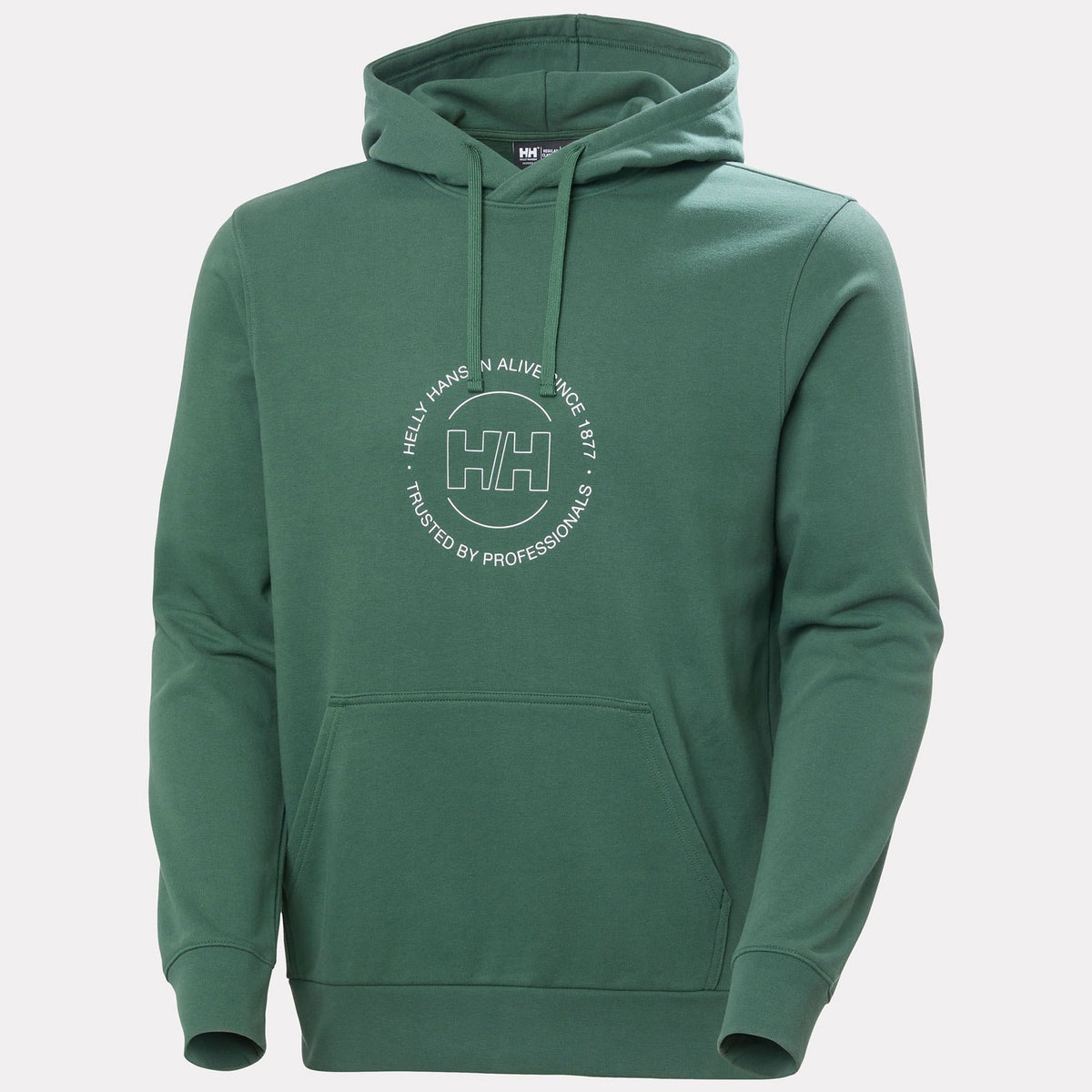CORE GRAPHIC HOODIE, JUNGLE GREE, XXL