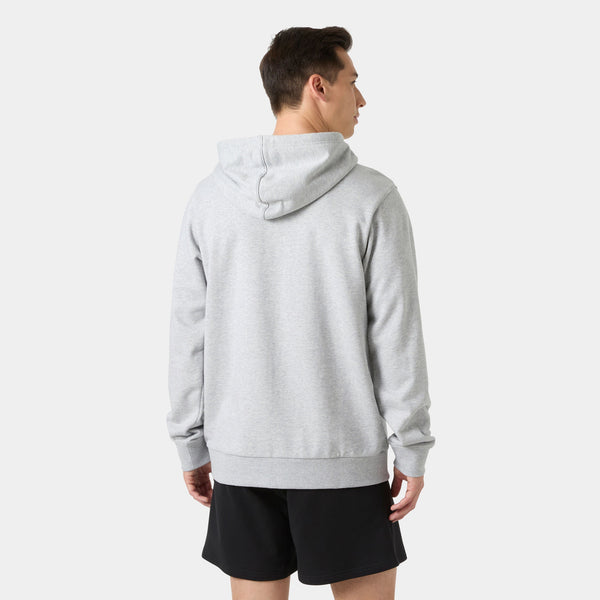 CORE GRAPHIC HOODIE, GREY MELANG, XXL