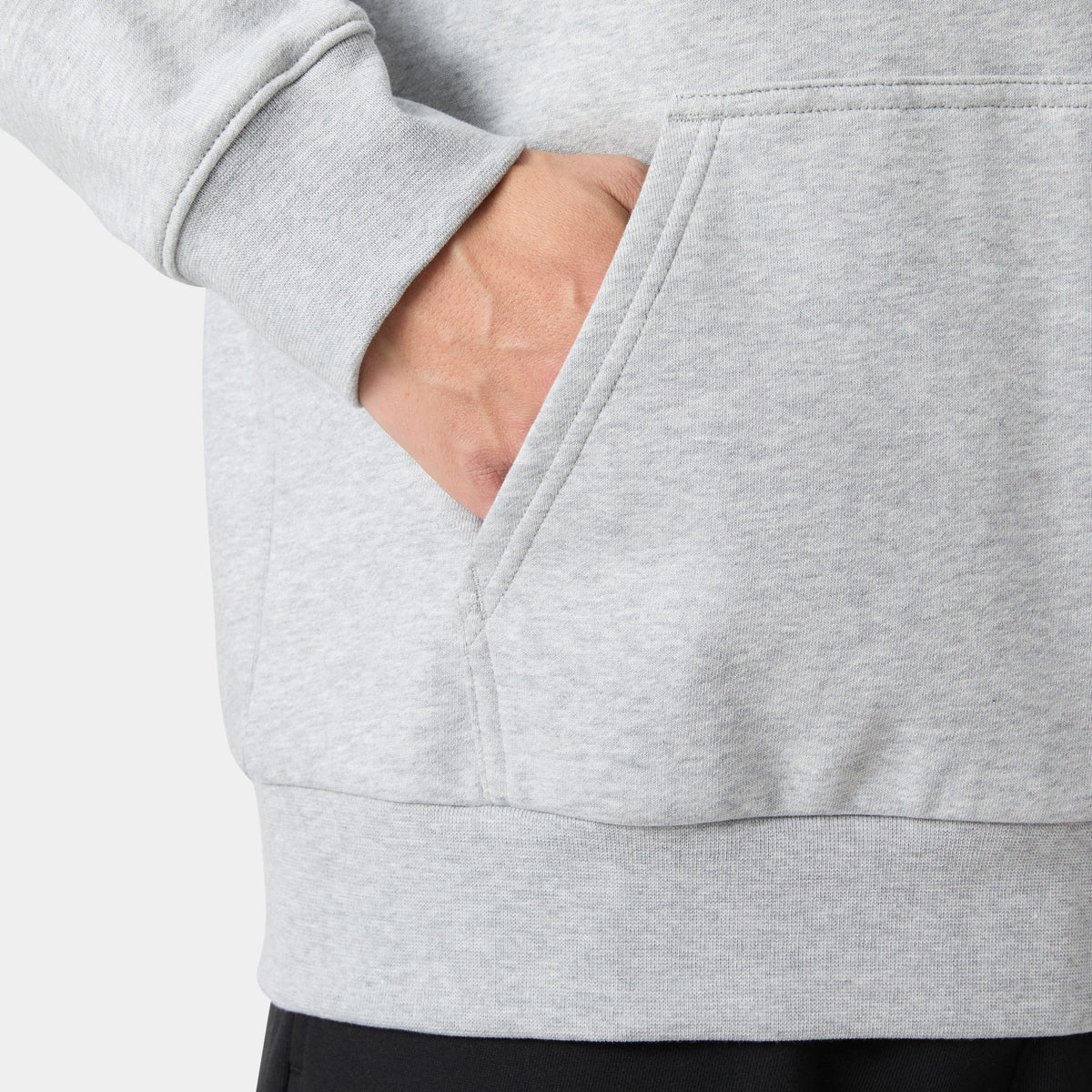 CORE GRAPHIC HOODIE, GREY MELANG, XXL
