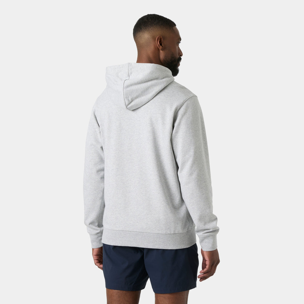 CORE GRAPHIC HOODIE, GREY MELANG, XXL