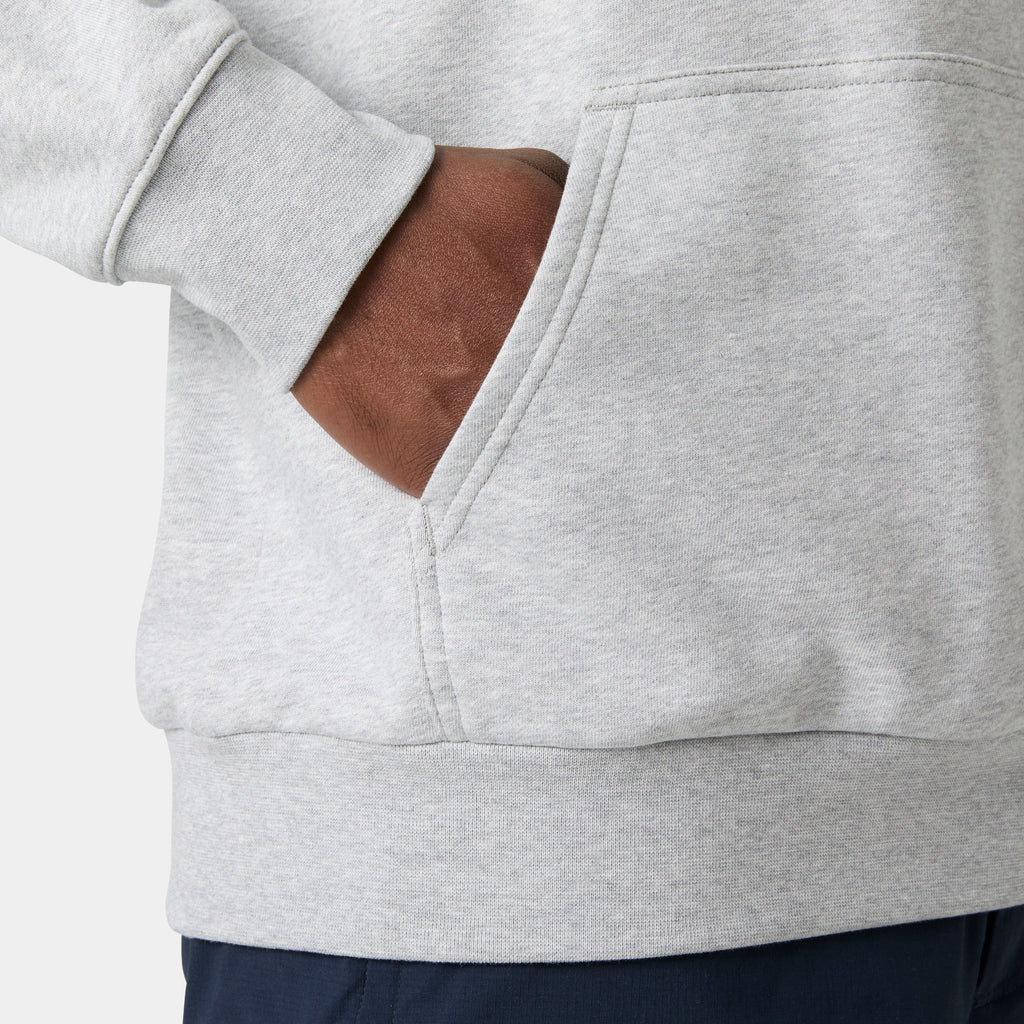 CORE GRAPHIC HOODIE, GREY MELANG, XXL