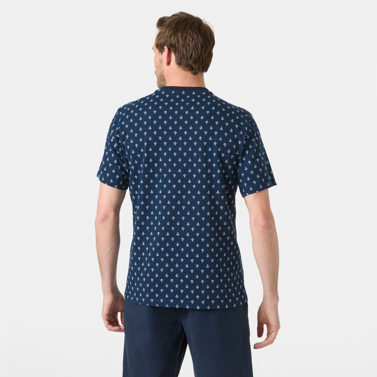 HUDSON TSHIRT, NAVY AOP, L