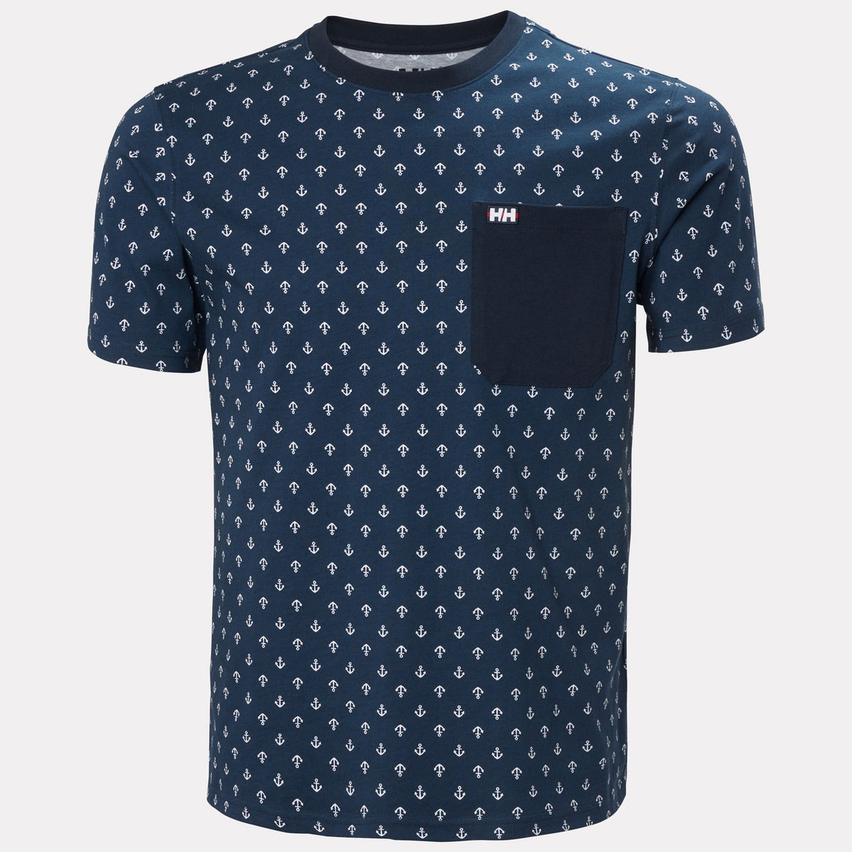 HUDSON TSHIRT, NAVY AOP, L