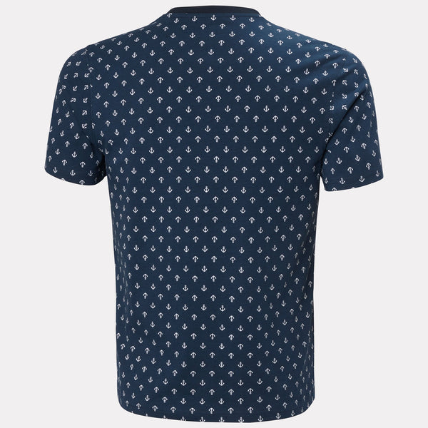 HUDSON TSHIRT, NAVY AOP, L