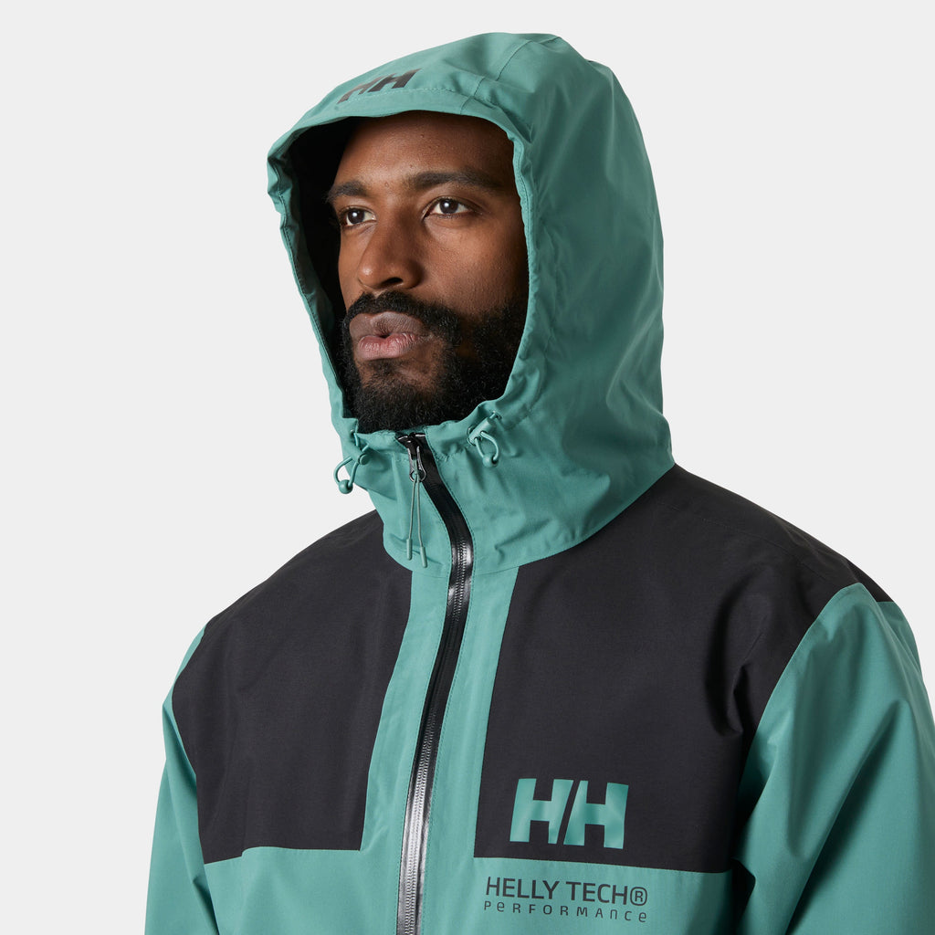 ACE RAIN JACKET, OPAL GREEN, XXL