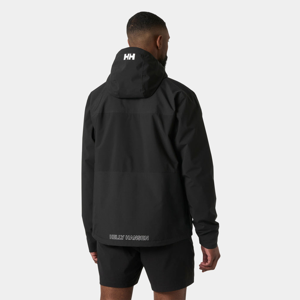 ACE RAIN JACKET, BLACK, XXL