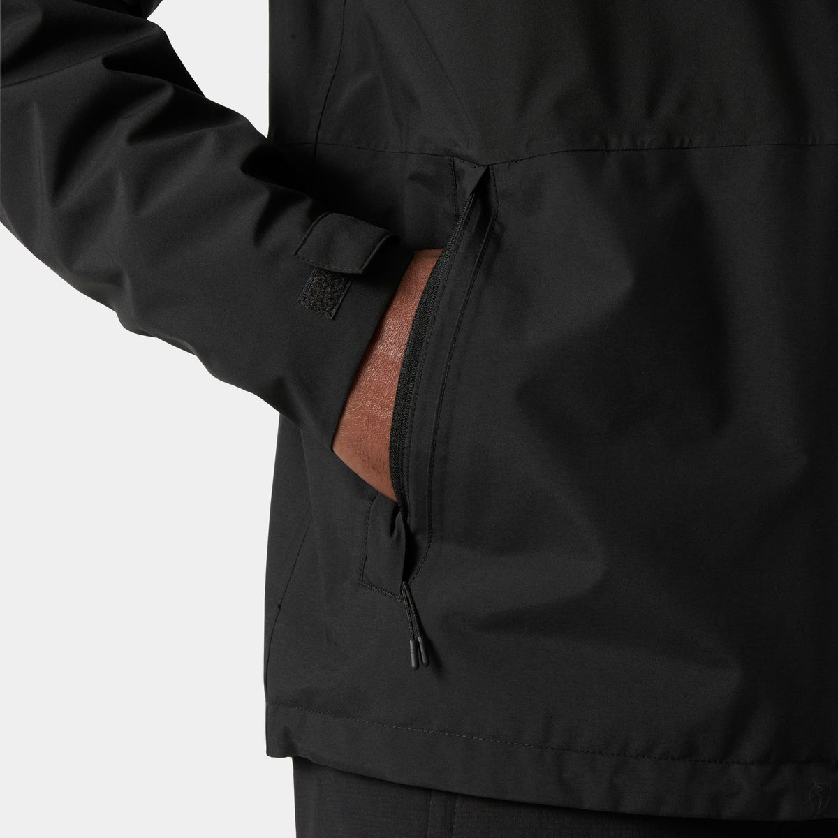 ACE RAIN JACKET, BLACK, XXL
