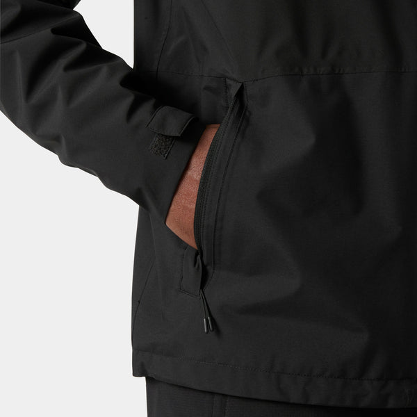 ACE RAIN JACKET, BLACK, XXL