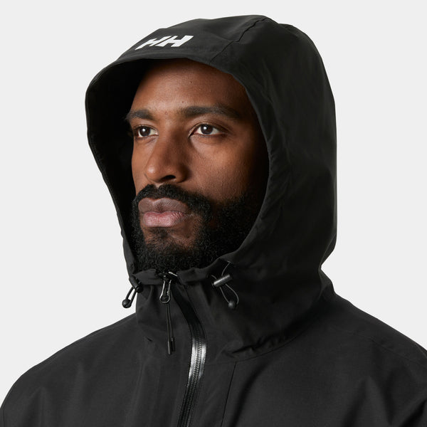 ACE RAIN JACKET, BLACK, XXL