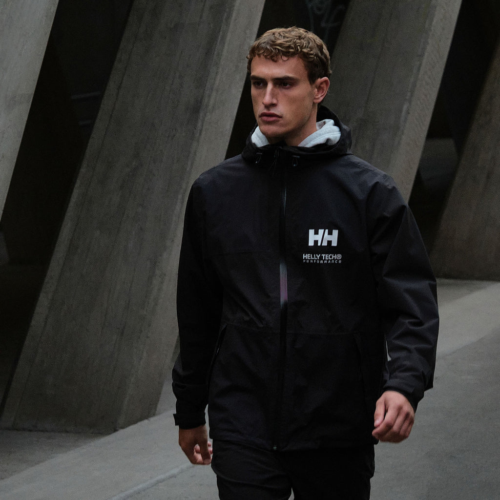 ACE RAIN JACKET, BLACK, XXL