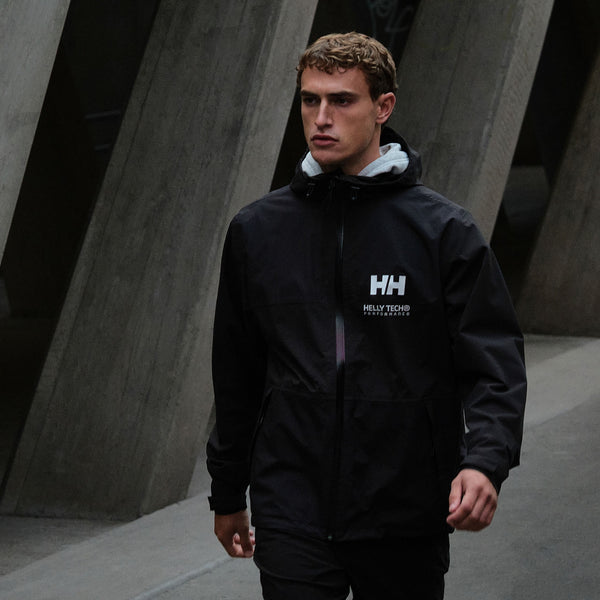 ACE RAIN JACKET, BLACK, XXL