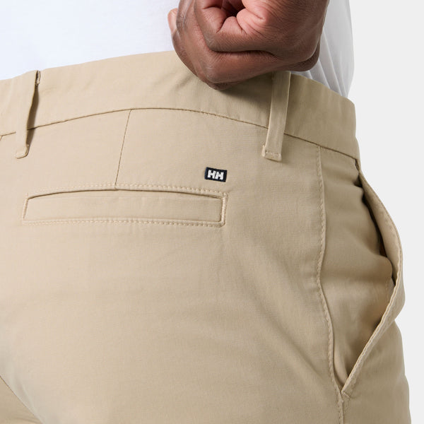 BRYGGEN CHINO SHORTS, KHAKI, 33