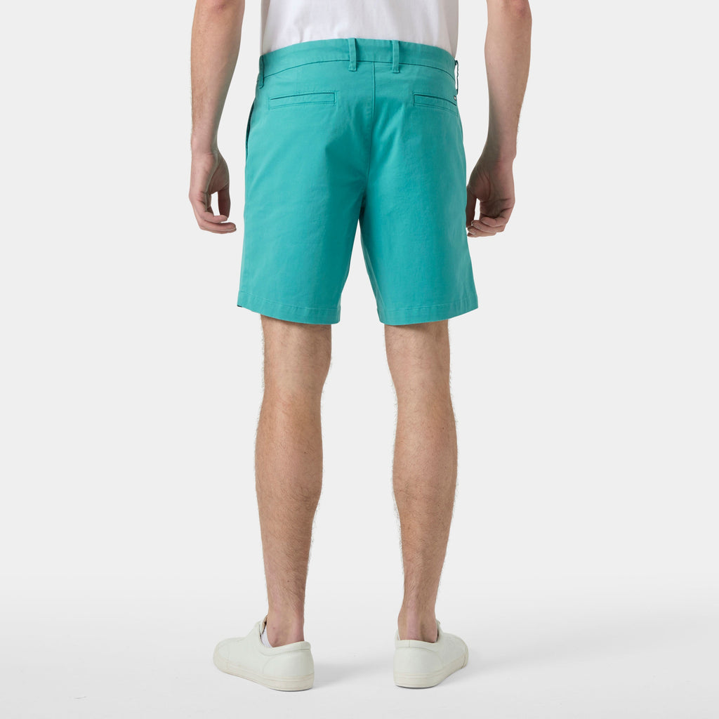 BRYGGEN CHINO SHORTS, DARK MINT, 32