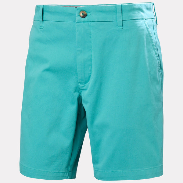 BRYGGEN CHINO SHORTS, DARK MINT, 32