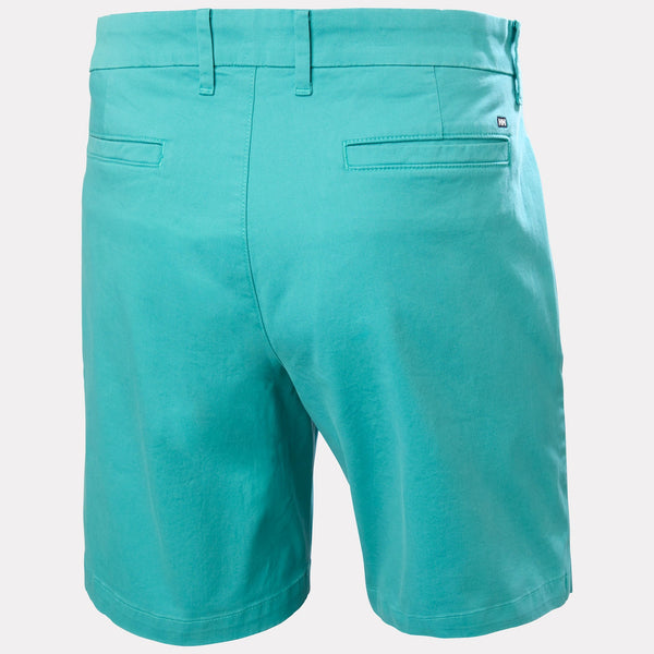 BRYGGEN CHINO SHORTS, DARK MINT, 32