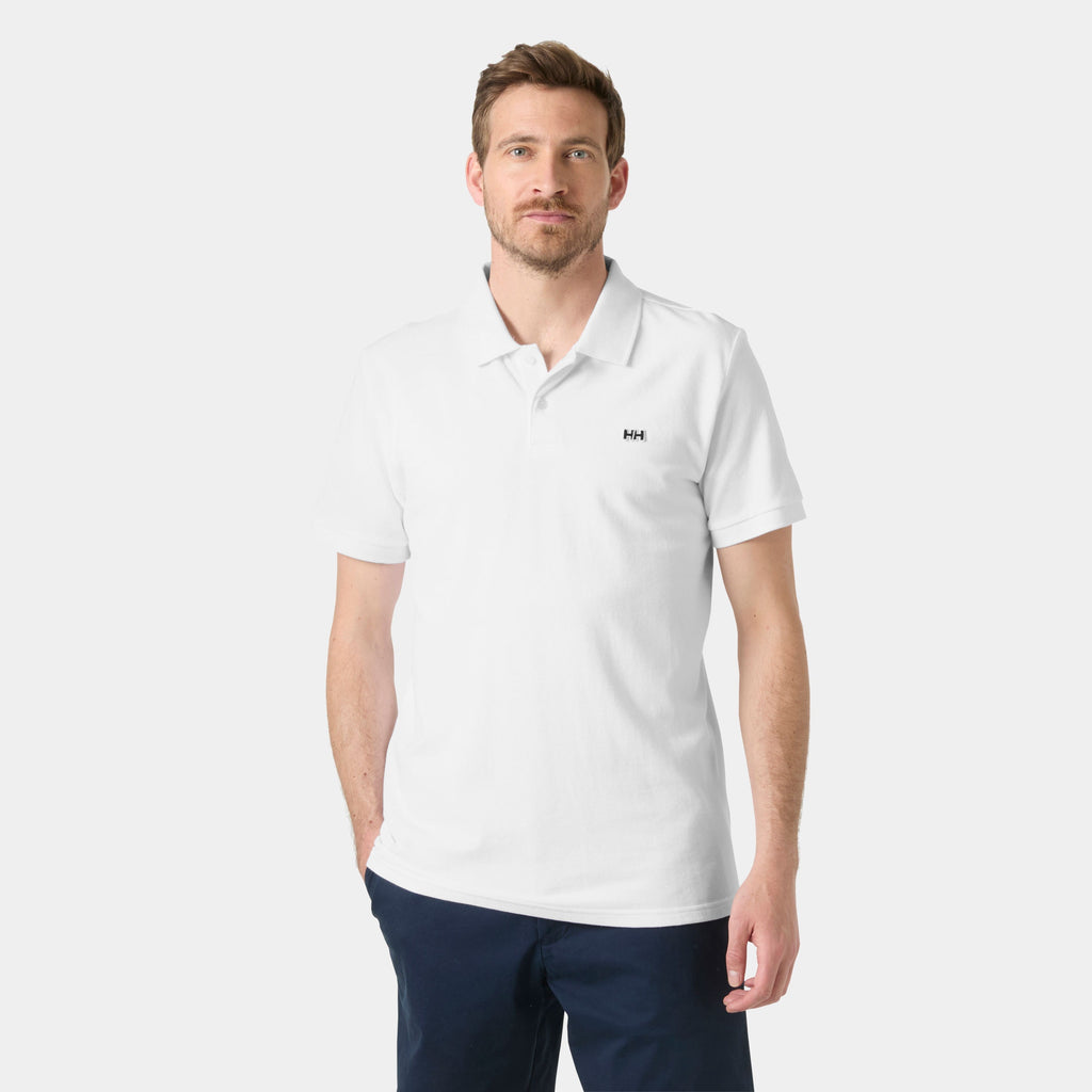 HUDSON POLO, WHITE, XXL